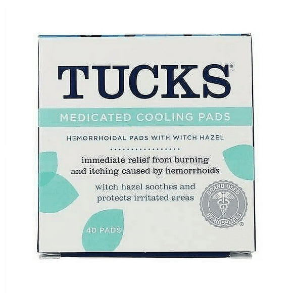 Tucks Hemorrhoidal Medicated Cooling Pads, 40 Ct, 3-Pack