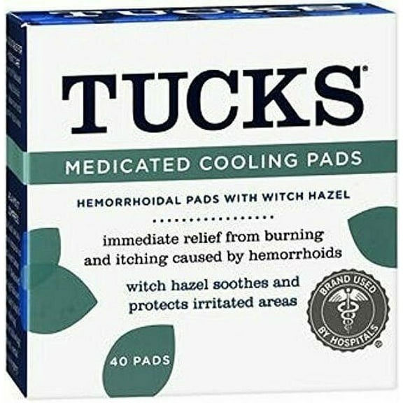 Tucks Hemorrhoidal Medicated Cooling Pads w/ Witch Hazel, 40ct, 6-Pack