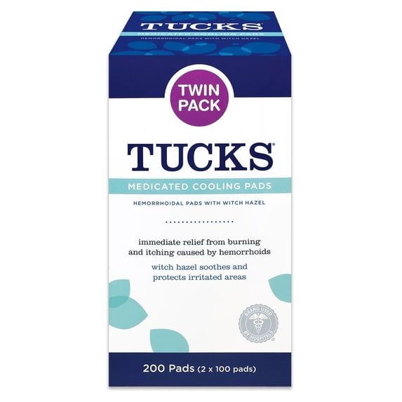 Tucks Medicated Cooling Pads (200 Count)