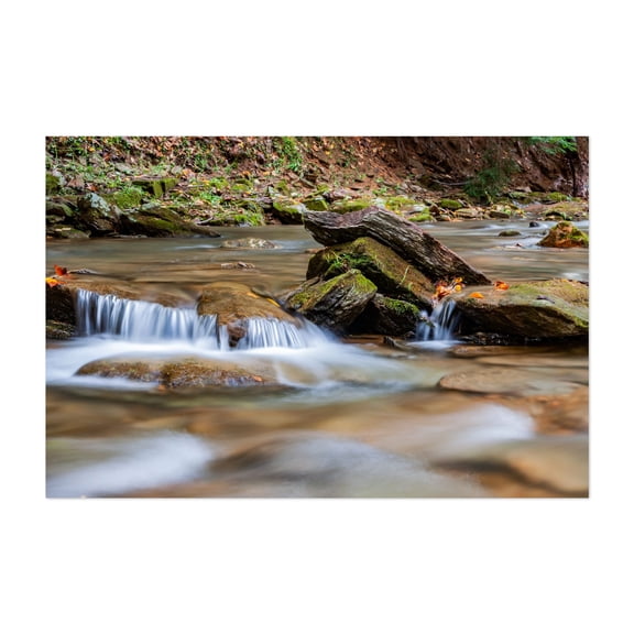 Tucquan Glen Nature Preserve - Pennsylvania Photography Water Nature Landscape Autumn Forest Scenic Unframed Wall Art Print 4 x 6 inches