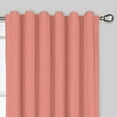 thumbnail image 1 of Tucson 84-Inch Rod Pocket/Back Tab Window Curtain Panel in Coral, 1 of 2