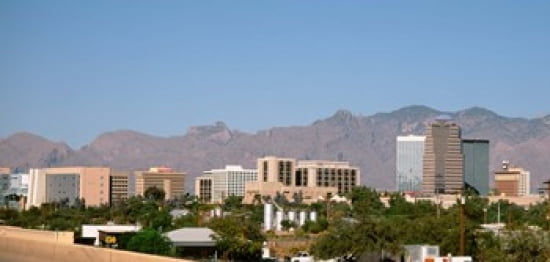Tucson AZ Canvas Art - Panoramic Images (24 x 12)