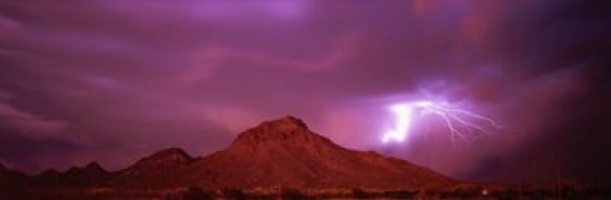 Tucson AZ USA Canvas Art - Panoramic Images (36 x 12)