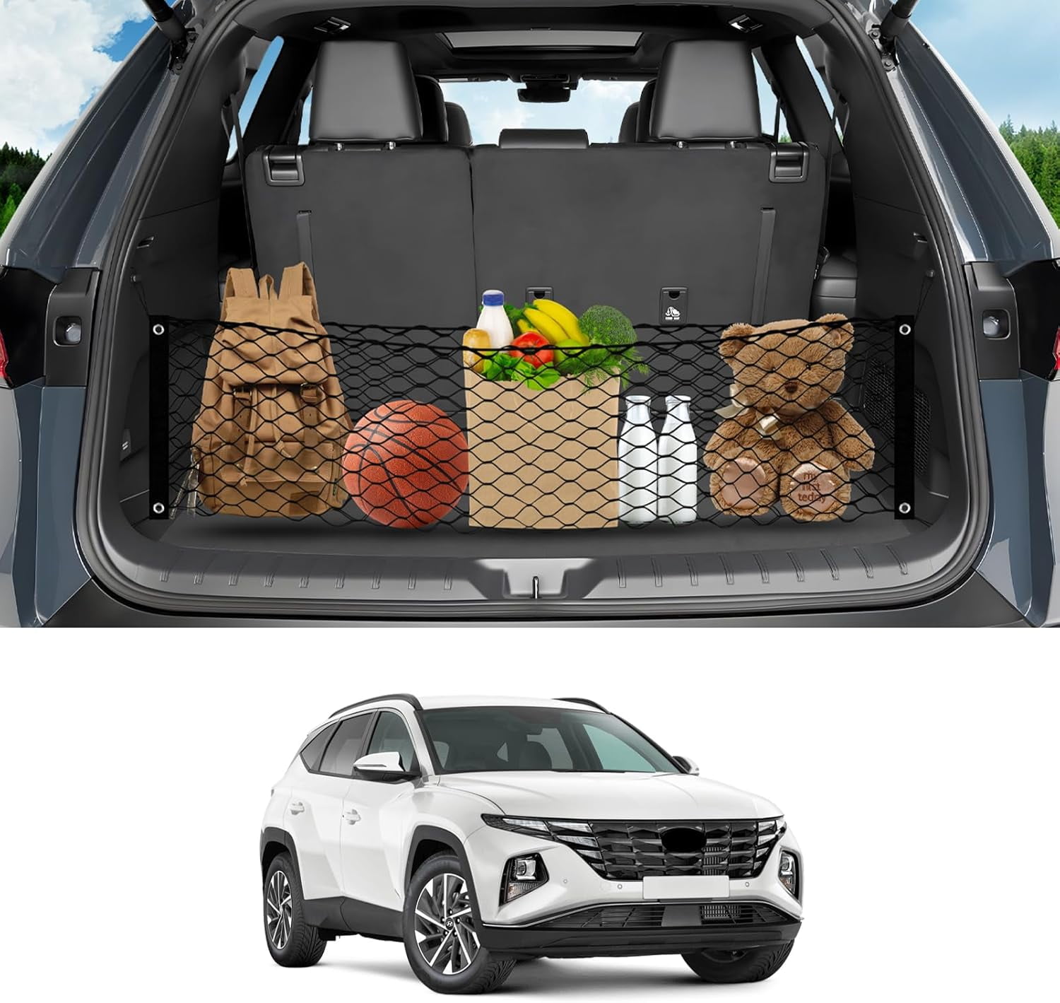 Tucson Cargo Net for 2022 2023 2024 2025 Hyundai Tucson Envelope Style ...