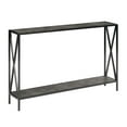 thumbnail image 1 of Tucson Console Table with Shelf, Gray, 1 of 6