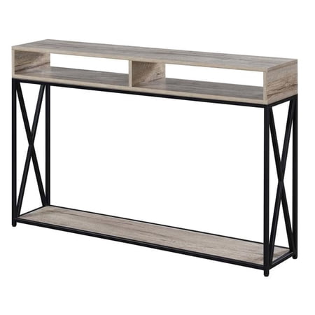 Tucson Deluxe 2 Tier Console Table - 47.25 x 9 x 30.5 in.