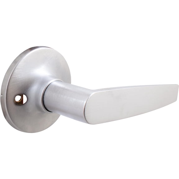Tucson Door Lever, Dummy (Non-Turning) Latch, Satin Chrome by Stone Harbor Hardware