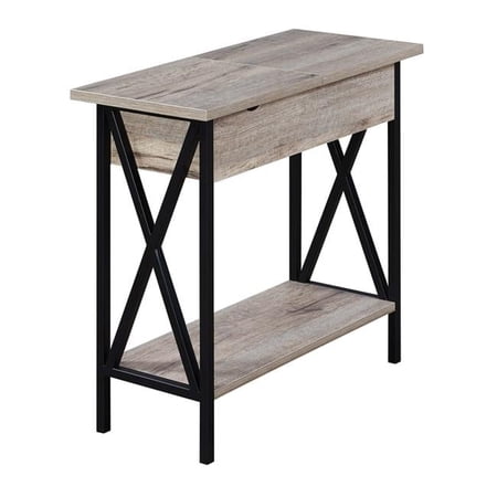 Tucson Electric Flip Top Table - 23.75 x 11.25 x 24 in.