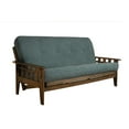 thumbnail image 1 of KODIAK Tucson Frame-Rustic Walnut Finish-Linen Aqua Mattress, 1 of 6