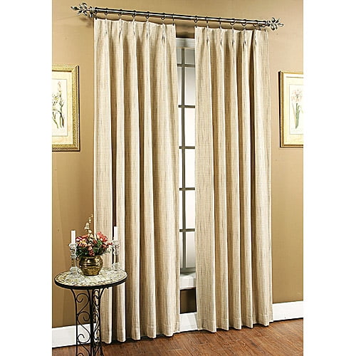 Tucson Pinch Pleated Drapery Panels, Natural, Set of 2 - Walmart.com