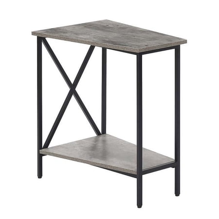 Tucson Wedge End Table, Faux Birch