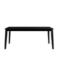 thumbnail image 1 of Tudor Contemporary Modern Wood Rectangular Dining Table Black Engineered Wood, 1 of 5