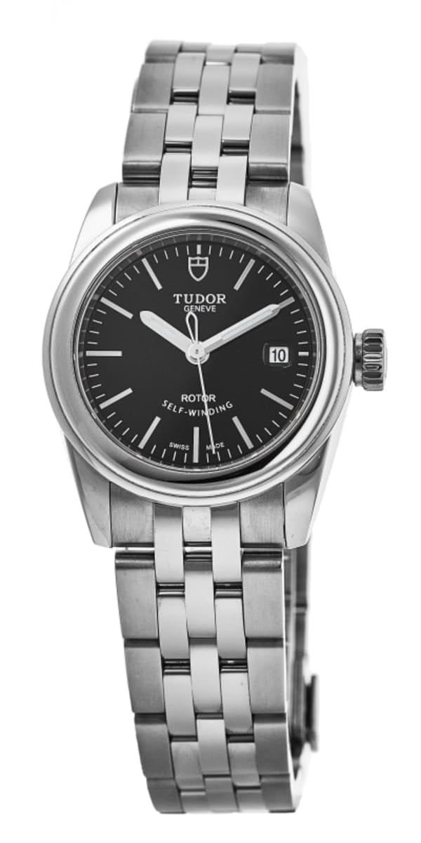 Tudor Glamour Date Black Dial Stainless Steel Unisex Watch M51000-0009
