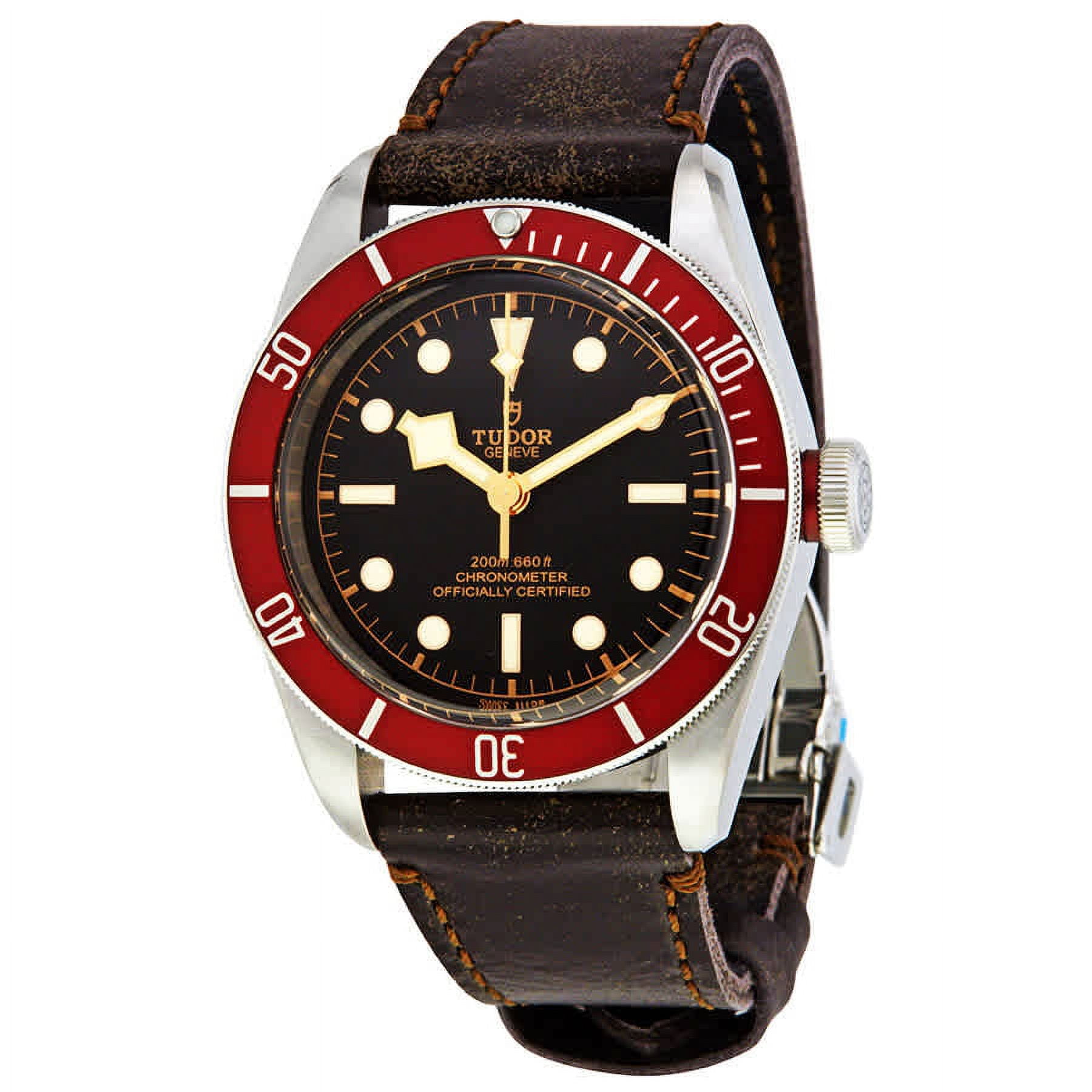 Tudor Heritage Black Bay Automatic Mens Watch with Togo Ubuy