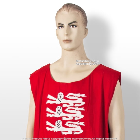 Tudor Medieval King Richard Lionheart Tunic Tabard Robe Costume LARP Reenactment