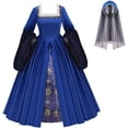 thumbnail image 1 of Tudor Period Anne Boleyn Dress Women Renaissance Tudor Princess Queen Elizabethan Dress, 1 of 7