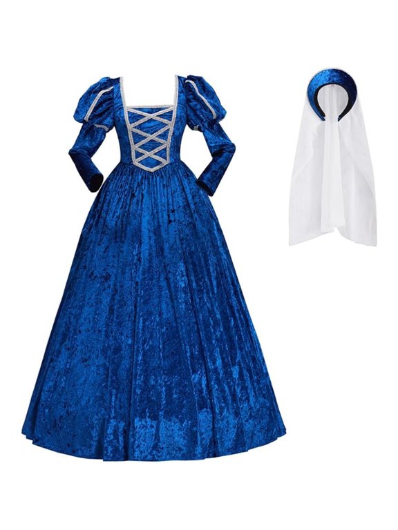 Tudor Renaissance Dress Women's Elizabeth Tudor Period Dress Historical Medieval Tudor Ball Gown Dress