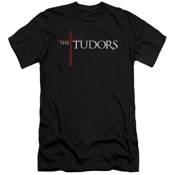 Tudors Logo Adult 30/1 T-Shirt Black