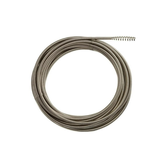 Tuekys 25FT 1/4" Drain Cleaner Machine Supporting Flexible Shaft, Sewer Snak Drain Auger Cleaner Accessory