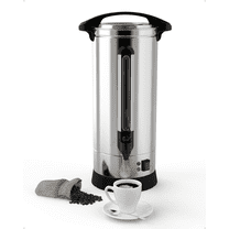 Tuekys 65 Cup Commercial Coffee Maker, Quick Brewing and Food Grade Stainless Steel,Large Coffee Urn Perfect For Meeting Rooms, Lounges, and Other Large Gatherings-10L
