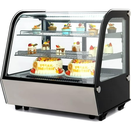 Tuekys Commercial 430 Stainless Steel Refrigerated Display Cabinet