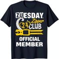 thumbnail image 1 of Tuesday Zipper Club Black T-Shirt with Heart & Zipper Graphic, 1 of 5