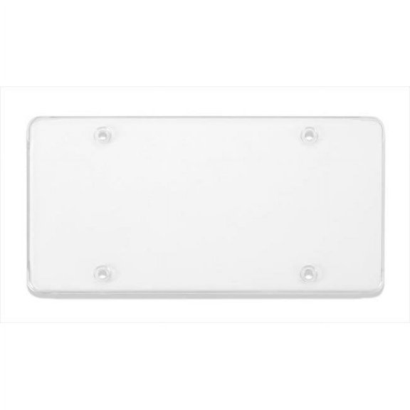 Tuf Flat Novelty License Plate shield, Clear