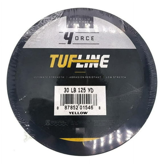 Tuf-Line 4orce Braid 125 Yds 30Lb Yellow