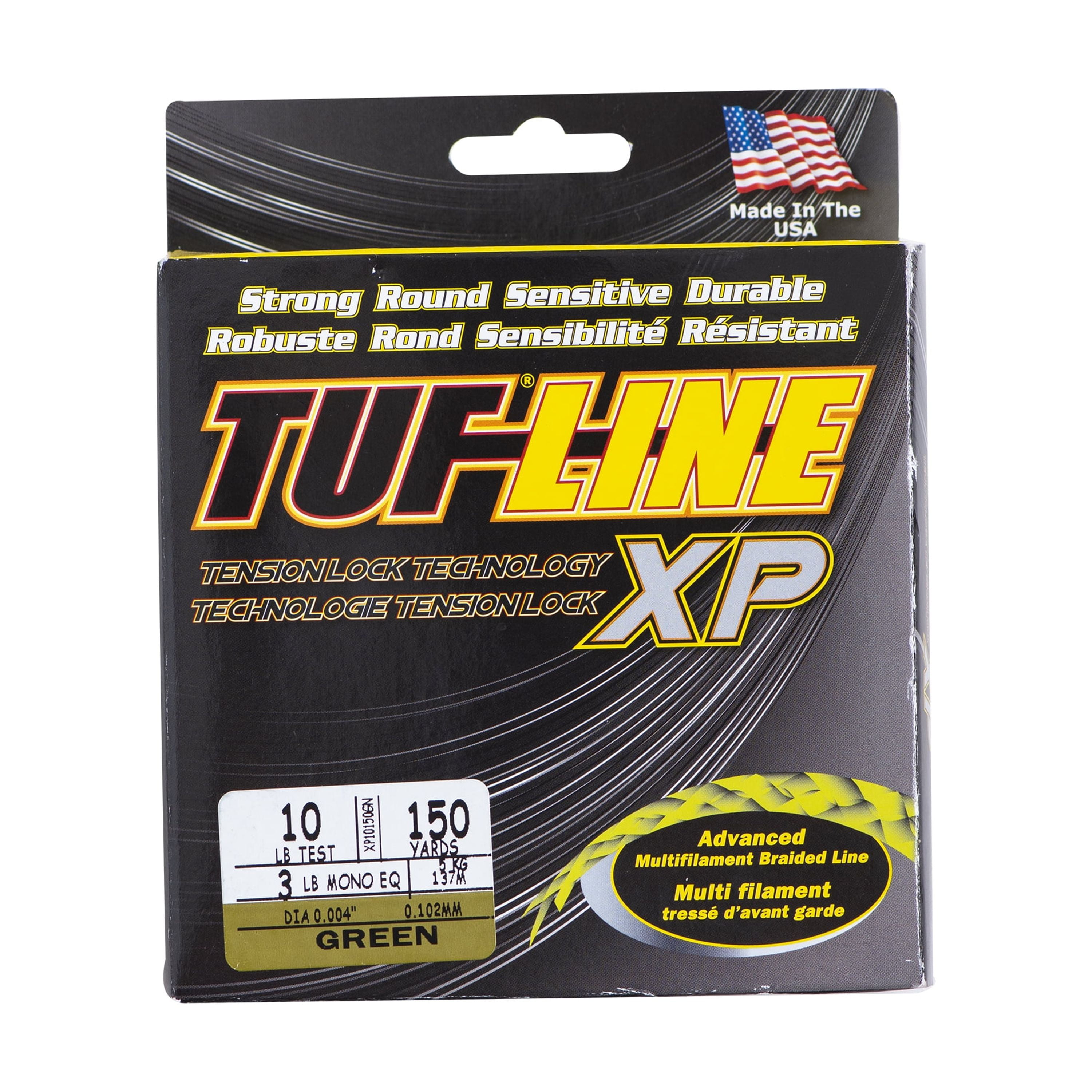 Tuf-Line XP Fishing Line, Green, 150-yd