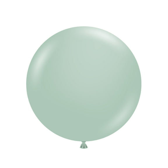 Tuf-Tex 17" Empower-Mint Latex Balloons (50 Ct)