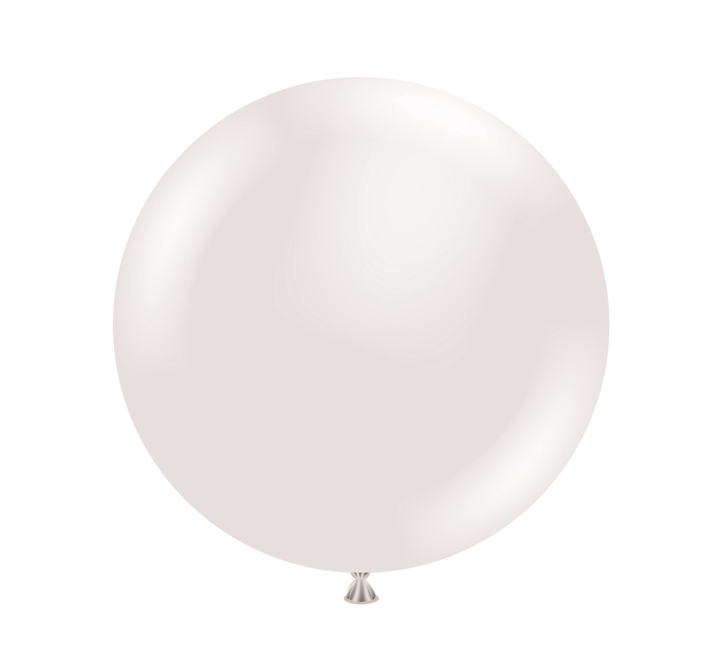 Tuf-Tex 17" Pearl White Latex Balloons (50 Ct)