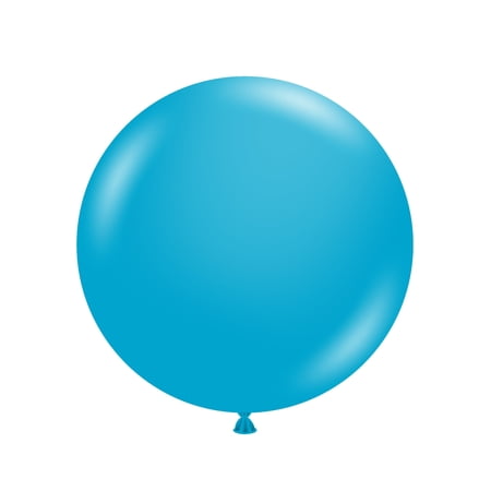 Tuf-Tex 17" Turquoise Latex Balloons (50 ct)