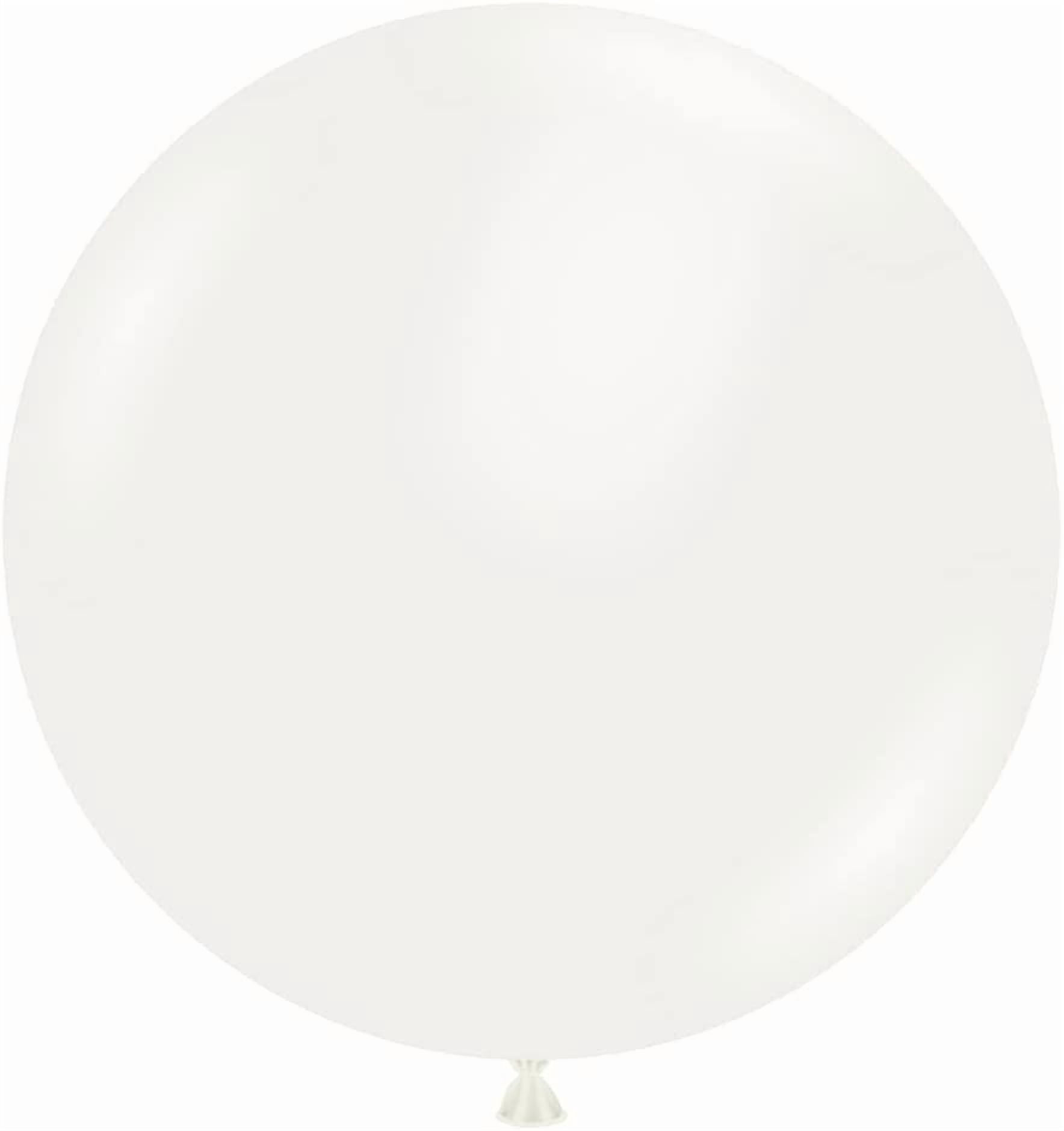 Tuf-Tex 24" White Latex Balloons
