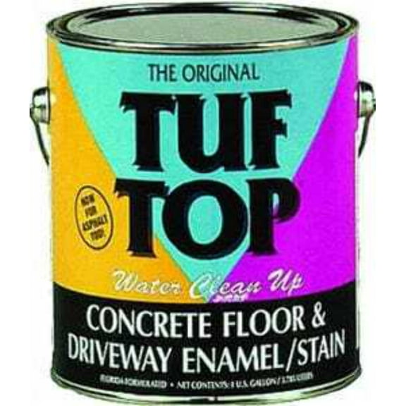 Tuf-Top Semi-Gloss Light Tint Water-Based Acrylic Latex Floor & Driveway Coating 1 gal
