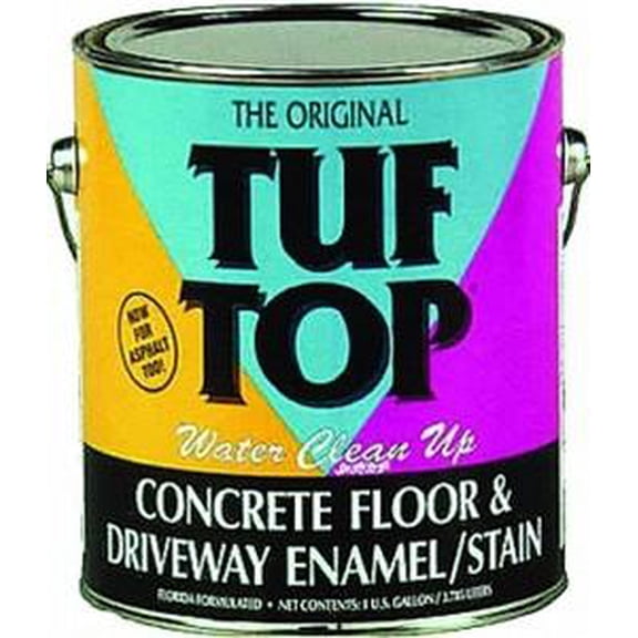 Tuf-Top Water Cleanup (WC) Floor and Driveway Coating with Sheen Finish Special Colors