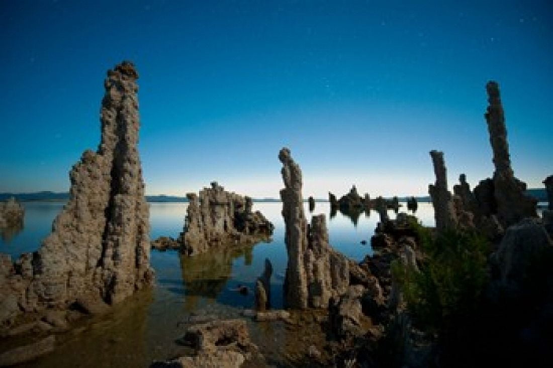 Tufa formations at Mono Lake Mono County California USA Canvas Art - Panoramic Images (36 x 24)
