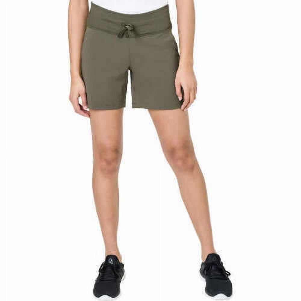 Tuff Athletics Ladies Hybrid Shorts, Rifle Green Large 