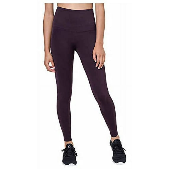 Tuff Athletics Women's Ultra Soft High Waist Yoga Pant Legging (Purple, Medium, m)