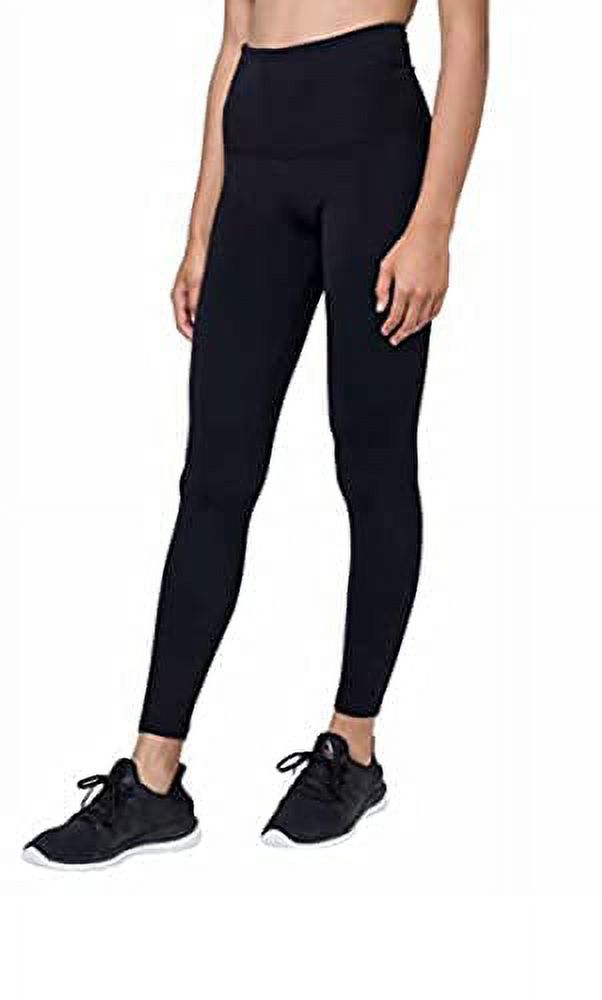 Tuff Athletics Women's Ultra Soft Higher Waist Yoga Pant (Black, X
