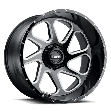 Tuff Cast Aluminum Rim TUT2B 26X14 8X6.5 G-BLK MILL -72MM, 2614T2B-28165B25R