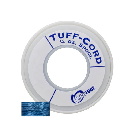 Tuff-Cord Beading Cord, Blue, Size 3, 49 Yards
