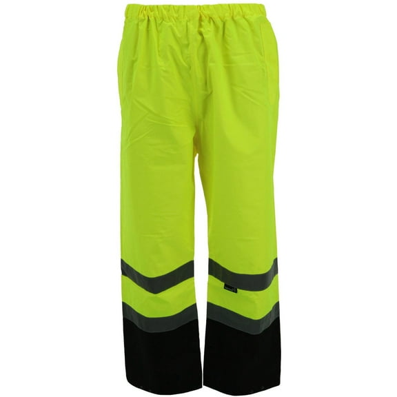Tuff Grip Fluorescent Waterproof Pants with Reflective Strips (Men)