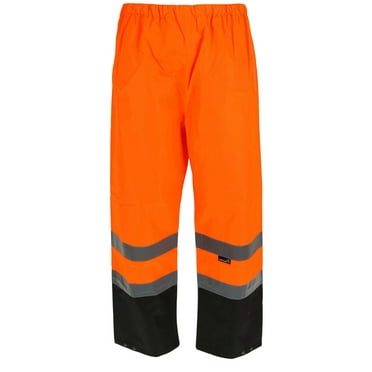 Tuff Grip  Fluorescent Waterproof Pants with Reflective Strips (Men)