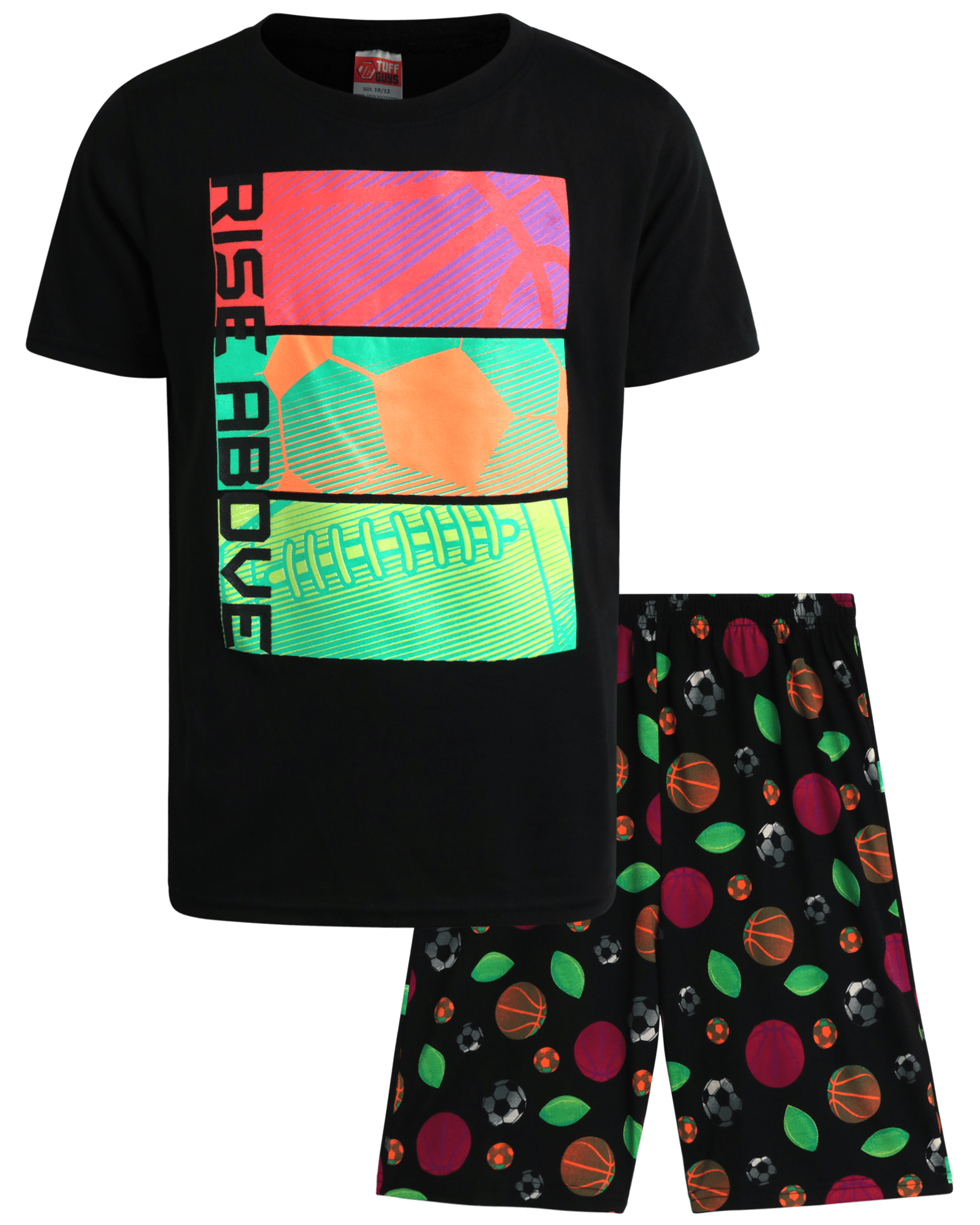 tuff-guys-boys-pajama-set-2-piece-sleep-shirt-and-lounge-shorts