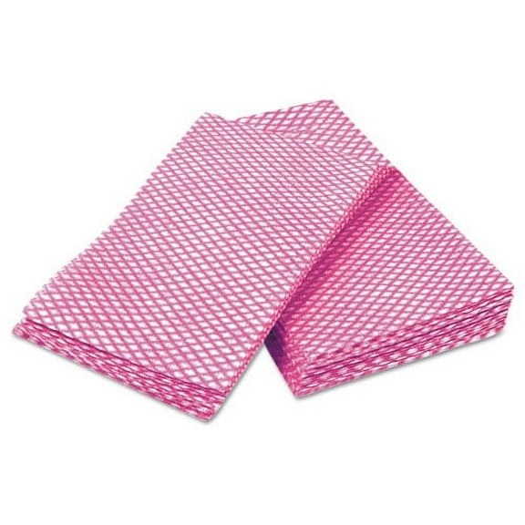 Tuff-Job Foodservice Towels, Pink/white, 12 X 24, 200/carton | Bundle of 2 Cartons