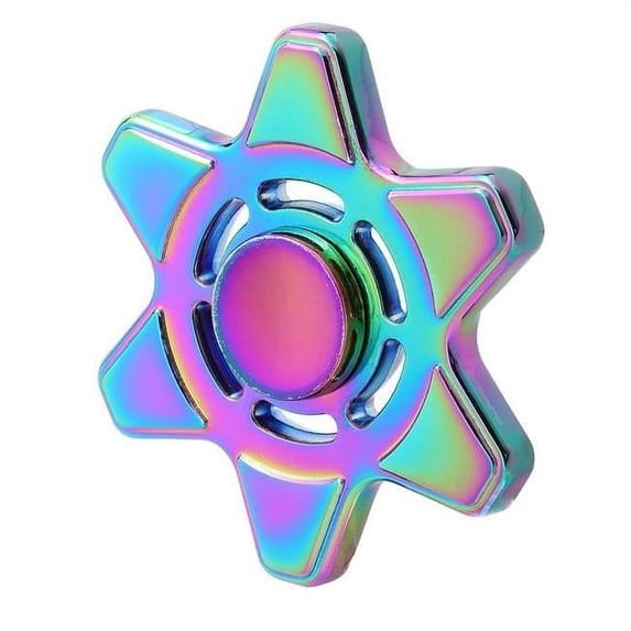 Tuff Luv H9-97 Hex Star Colourize Fidget Spinner with Steel Bearings