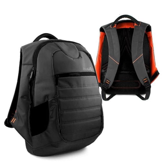 Tuff Luv M62 Pro Go Leisure Life Backpack for 15.4 in. Laptops & Tablets, Black