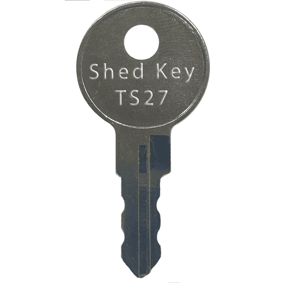 Outdoor Shed TS27 Replacement Key