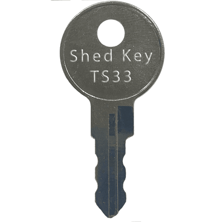 Outdoor Shed TS33 Replacement Key