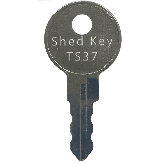 Outdoor Shed TS37 Replacement Key